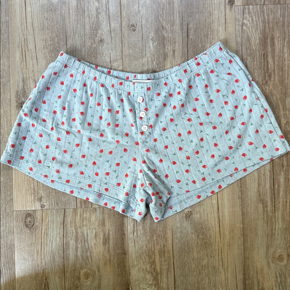 Daydreamer LA Strawberry Pointelle short